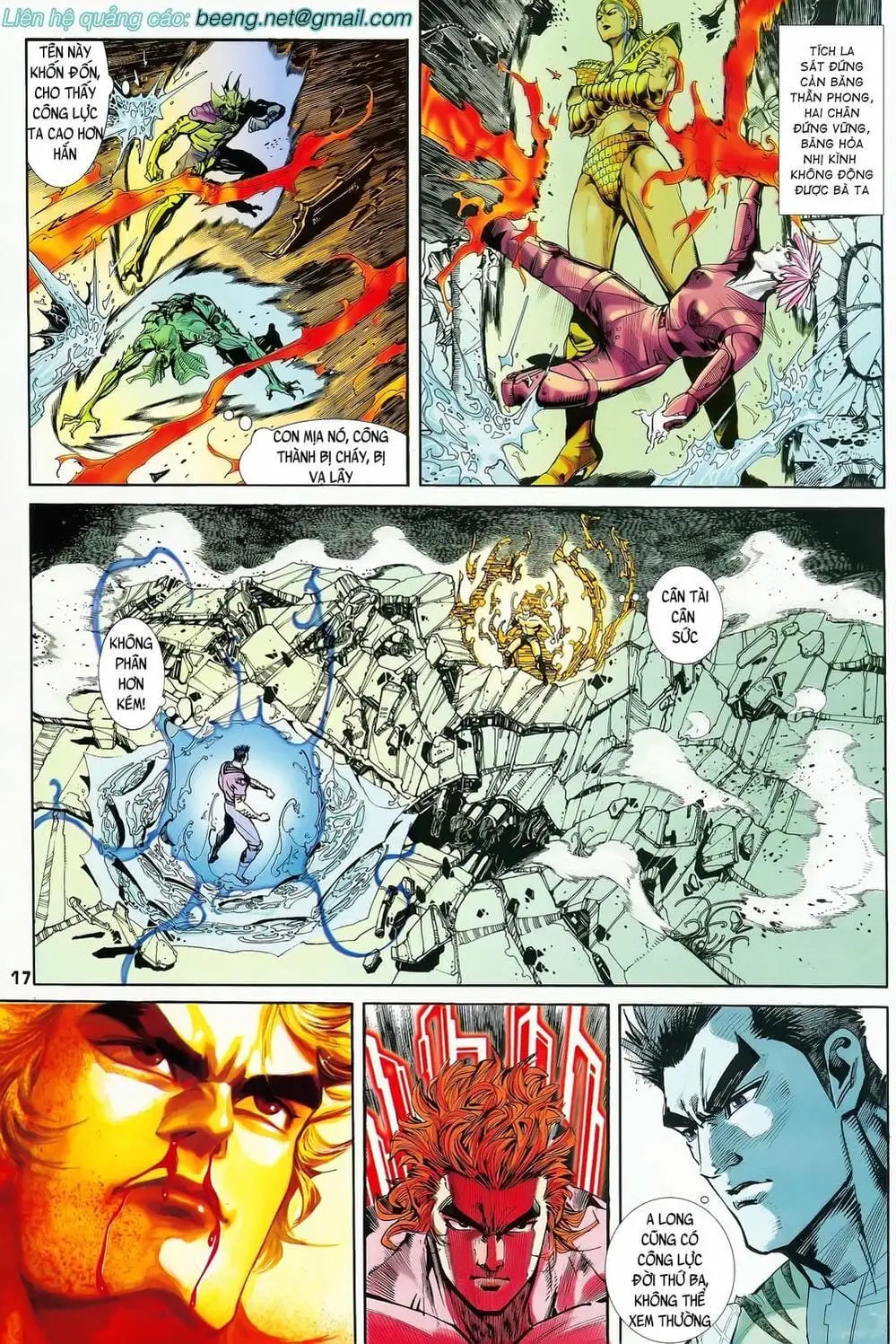 Truyện Tranh Long Hổ 5 Thế trang 8