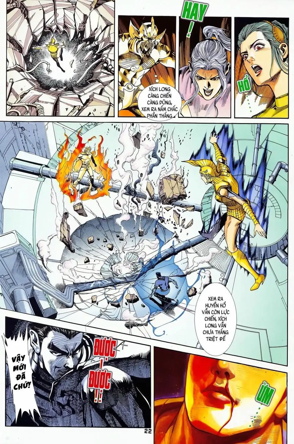 Truyện Tranh Long Hổ 5 Thế trang 8