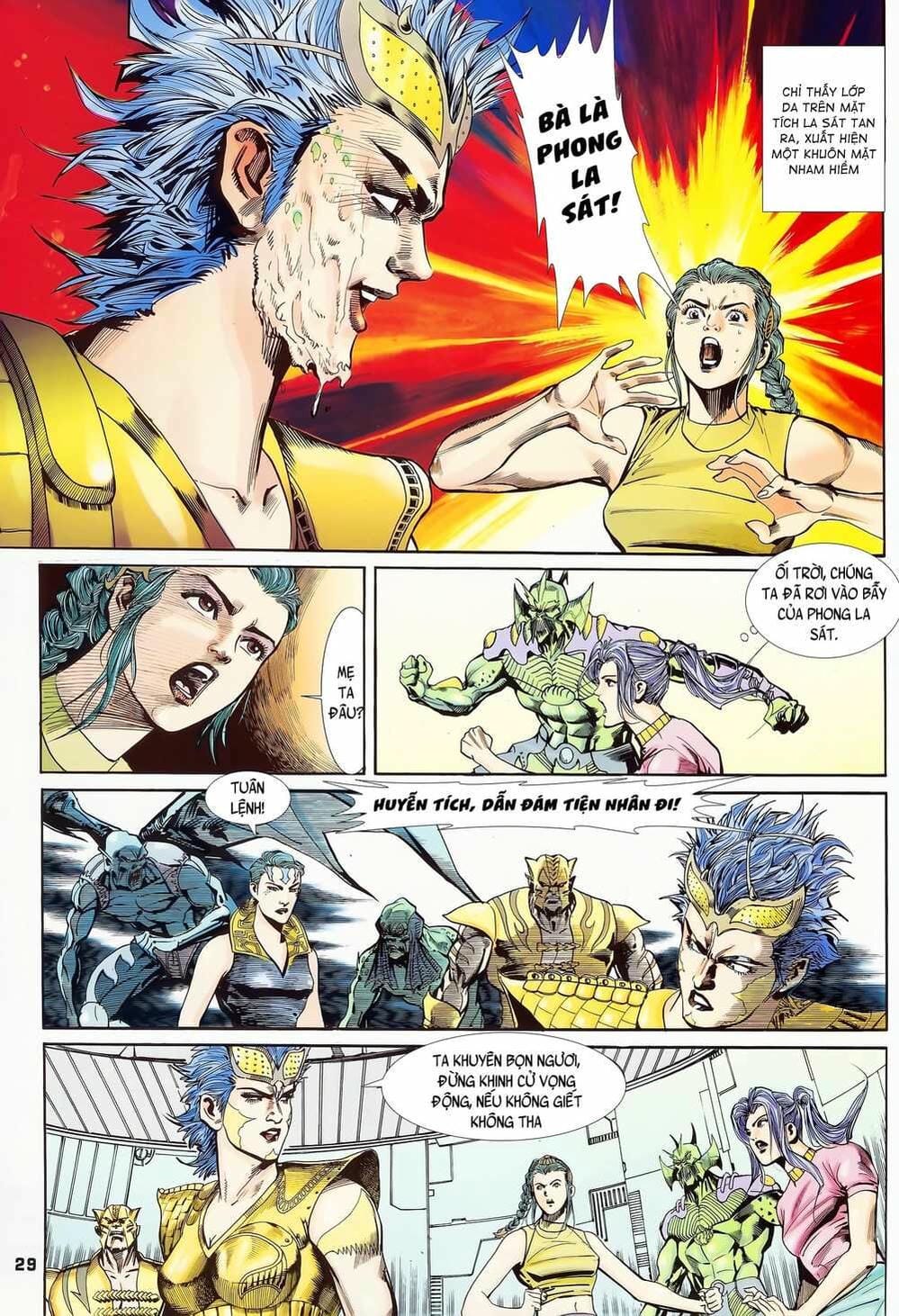 Truyện Tranh Long Hổ 5 Thế trang 8