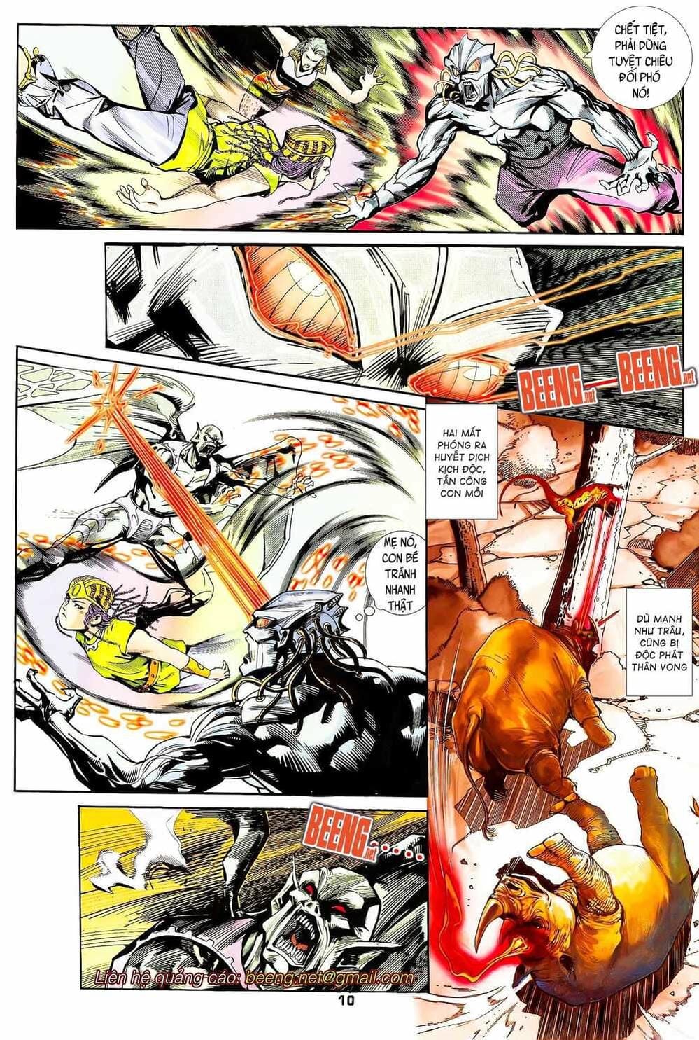 Truyện Tranh Long Hổ 5 Thế trang 8
