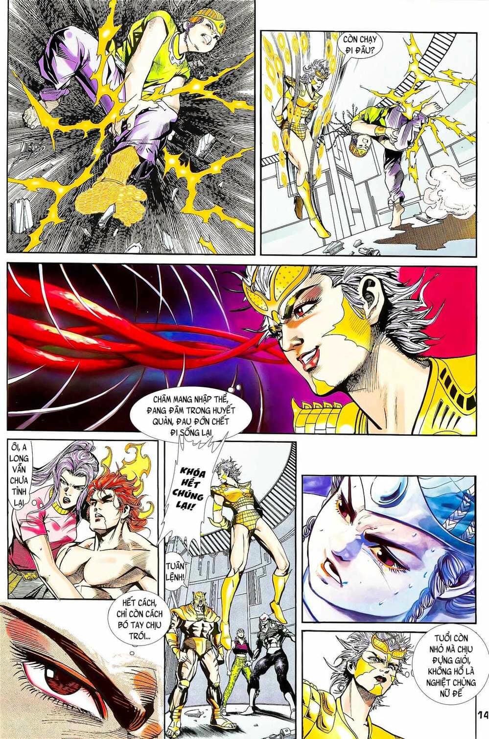 Truyện Tranh Long Hổ 5 Thế trang 8