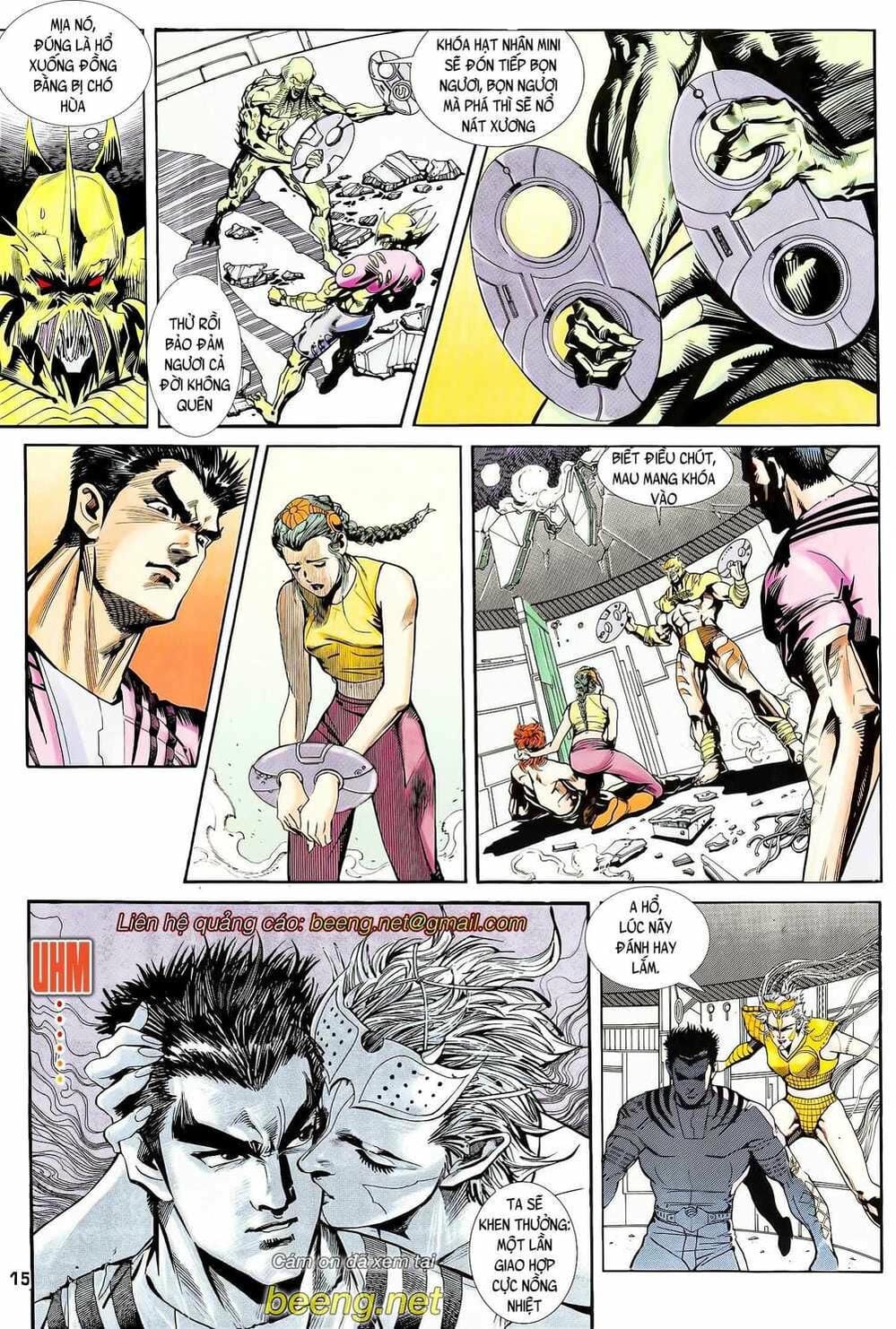 Truyện Tranh Long Hổ 5 Thế trang 8