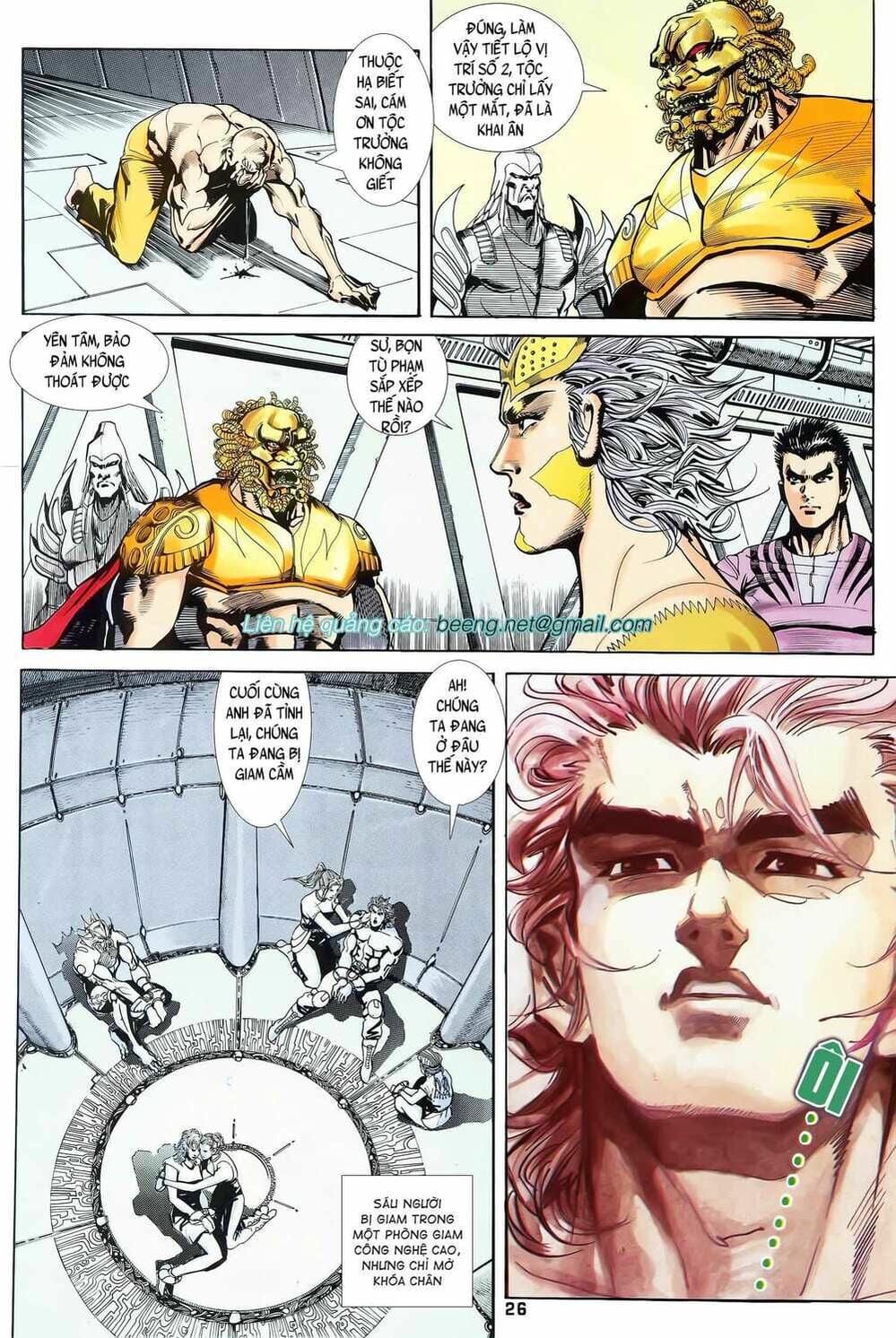 Truyện Tranh Long Hổ 5 Thế trang 8