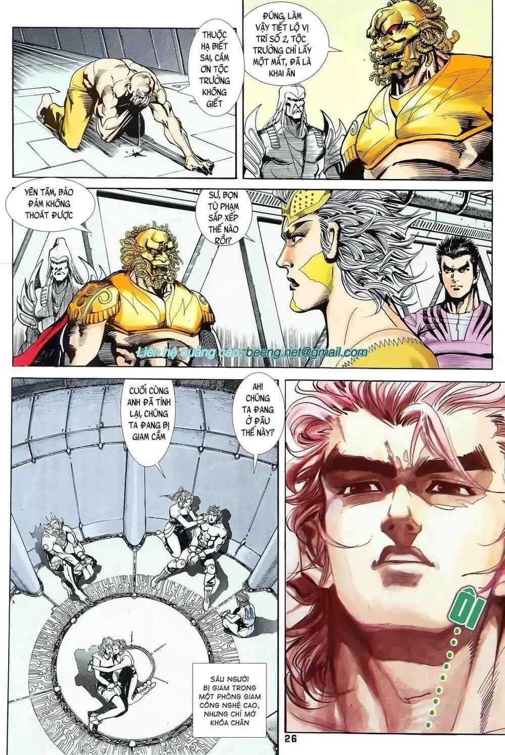 Truyện Tranh Long Hổ 5 Thế trang 8