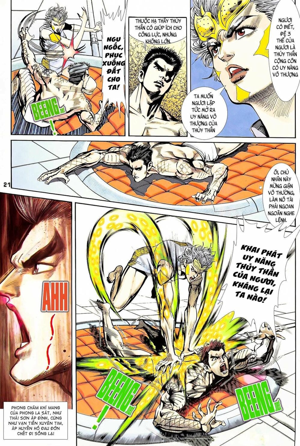 Truyện Tranh Long Hổ 5 Thế trang 8