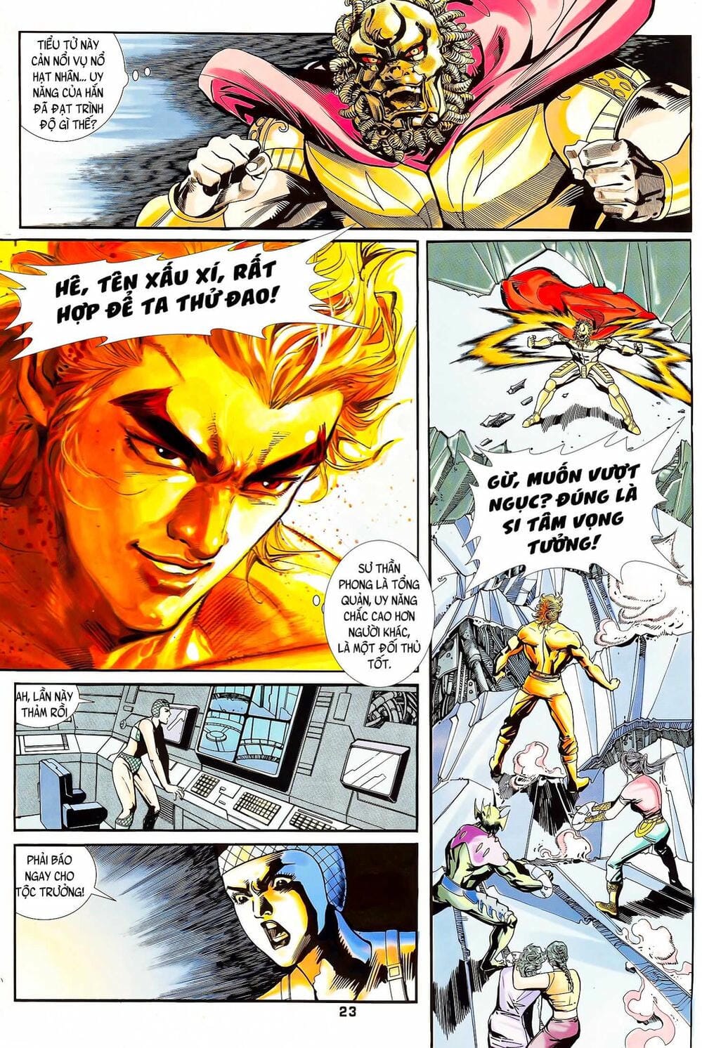 Truyện Tranh Long Hổ 5 Thế trang 8
