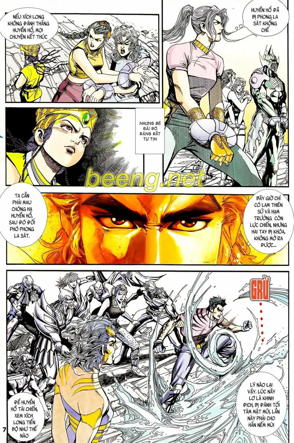 Truyện Tranh Long Hổ 5 Thế trang 8