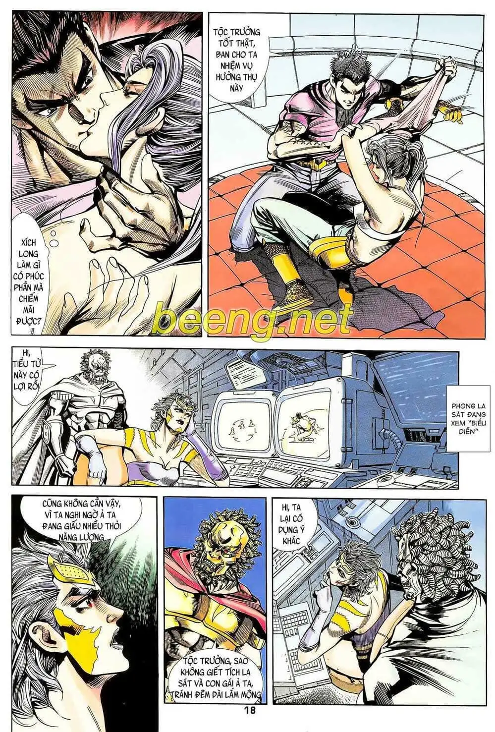 Truyện Tranh Long Hổ 5 Thế trang 8