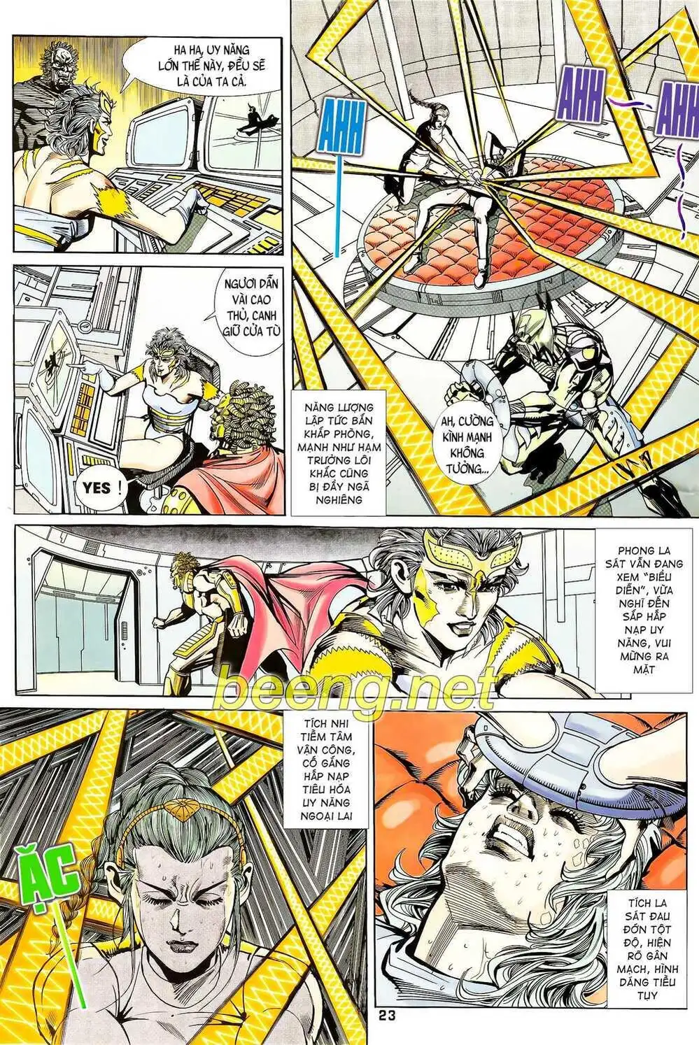 Truyện Tranh Long Hổ 5 Thế trang 8