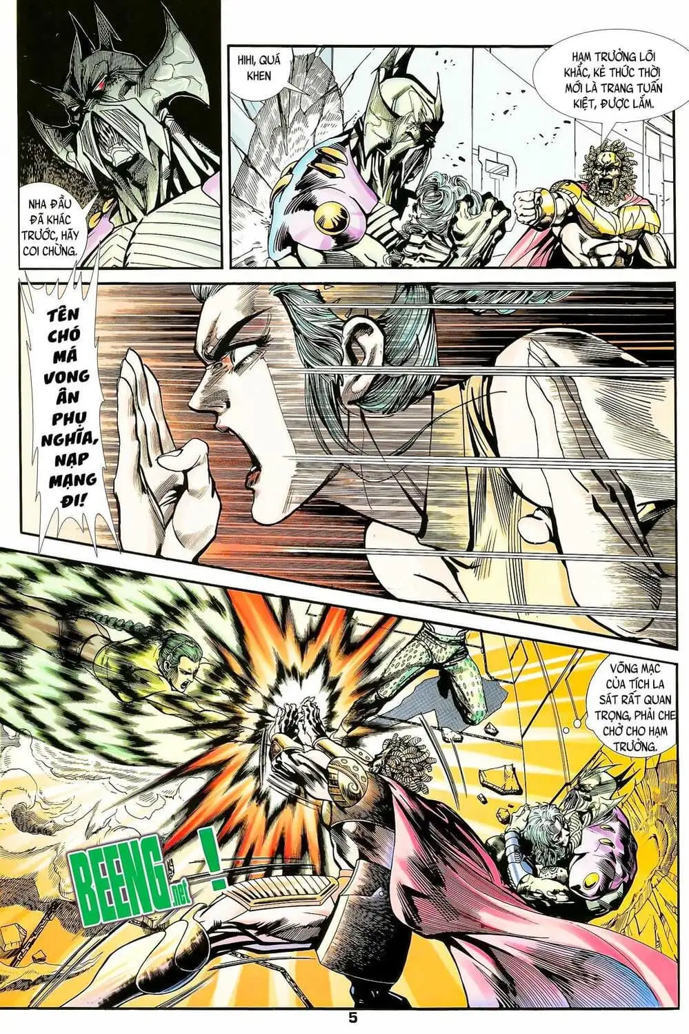 Truyện Tranh Long Hổ 5 Thế trang 8