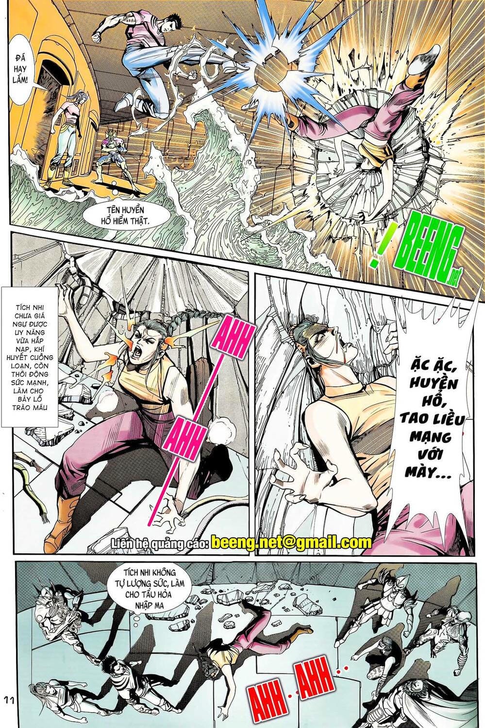 Truyện Tranh Long Hổ 5 Thế trang 8