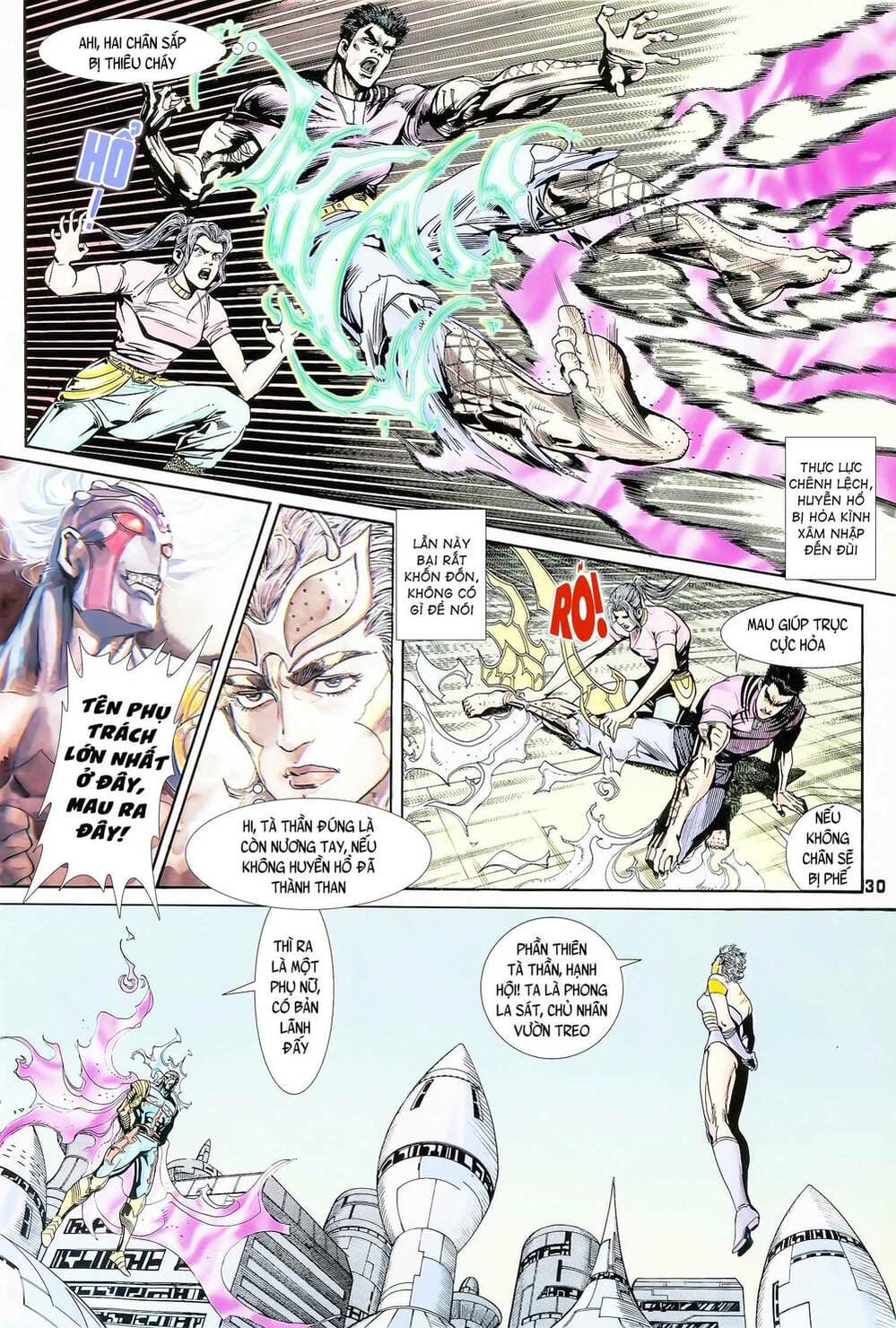 Truyện Tranh Long Hổ 5 Thế trang 8