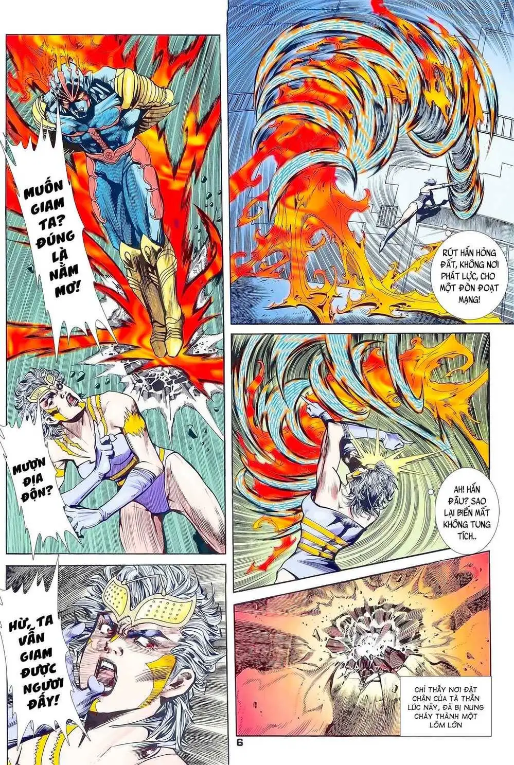 Truyện Tranh Long Hổ 5 Thế trang 8