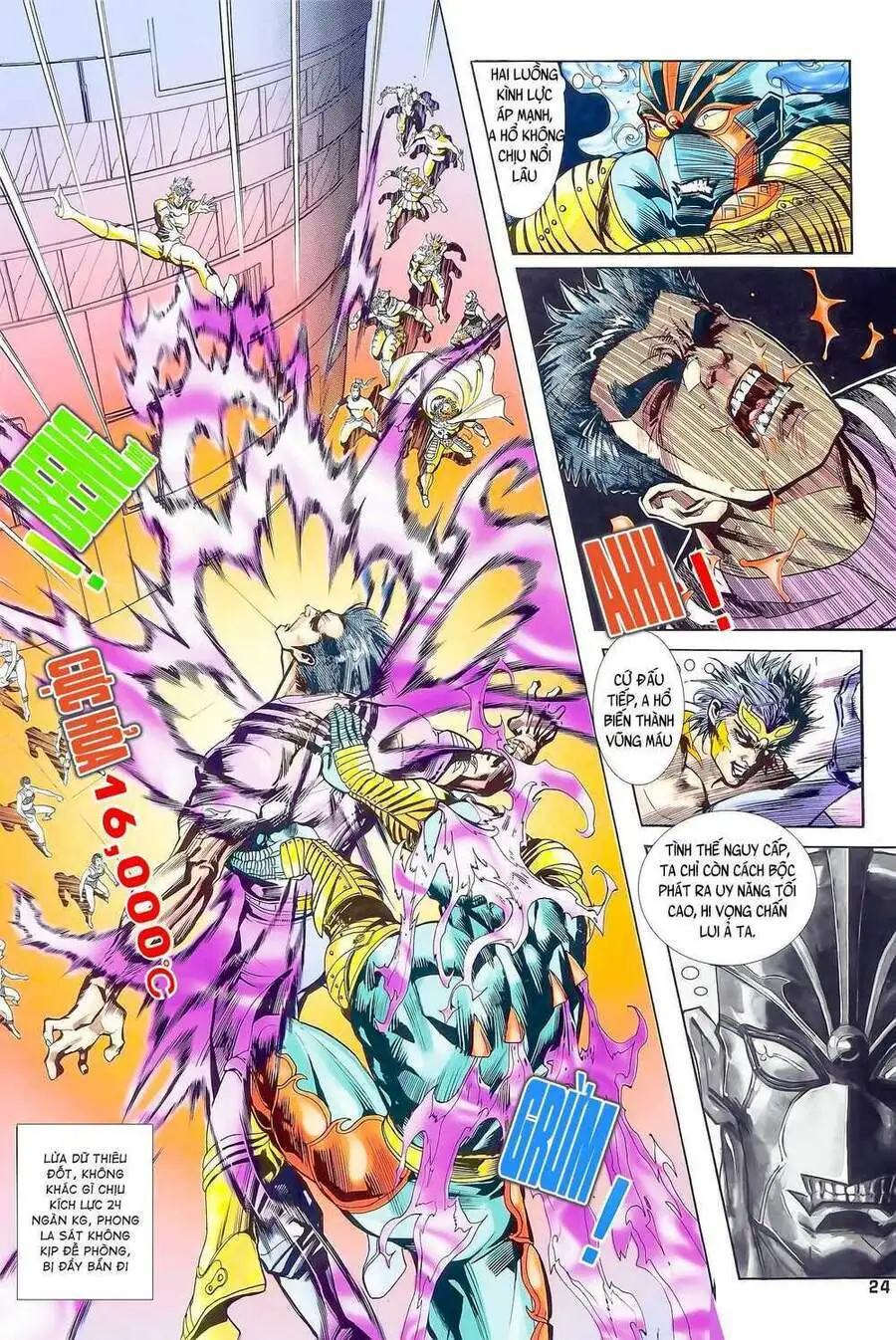 Truyện Tranh Long Hổ 5 Thế trang 8