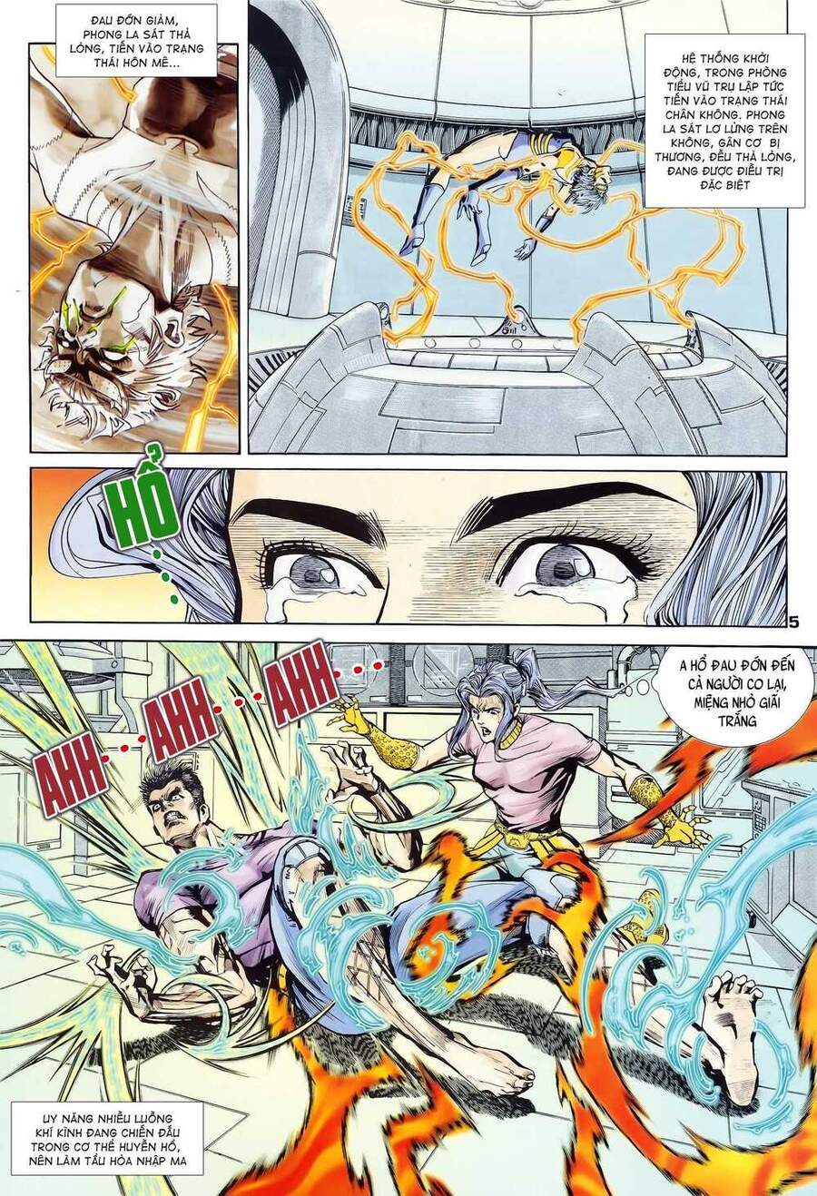 Truyện Tranh Long Hổ 5 Thế trang 8