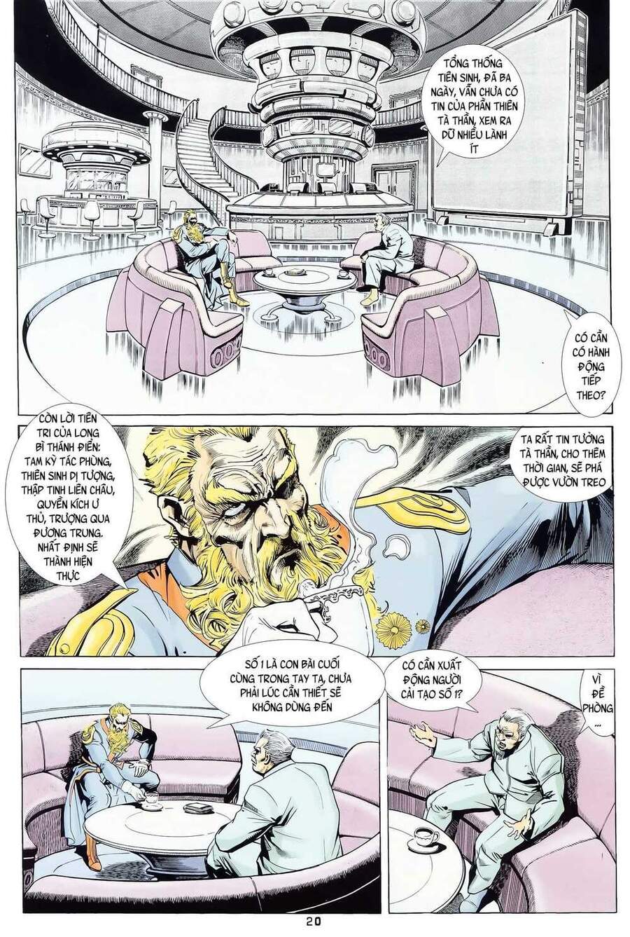 Truyện Tranh Long Hổ 5 Thế trang 8