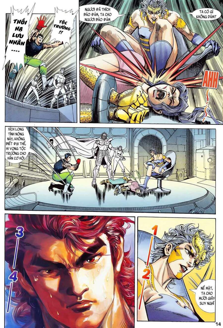 Truyện Tranh Long Hổ 5 Thế trang 8
