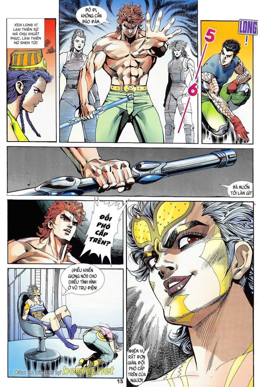Truyện Tranh Long Hổ 5 Thế trang 8