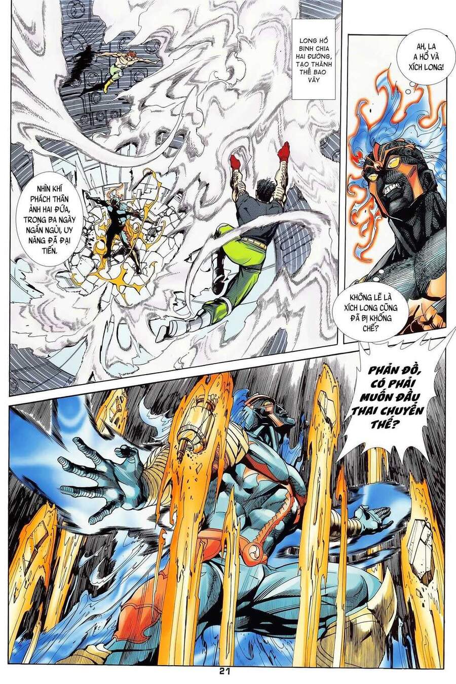 Truyện Tranh Long Hổ 5 Thế trang 8