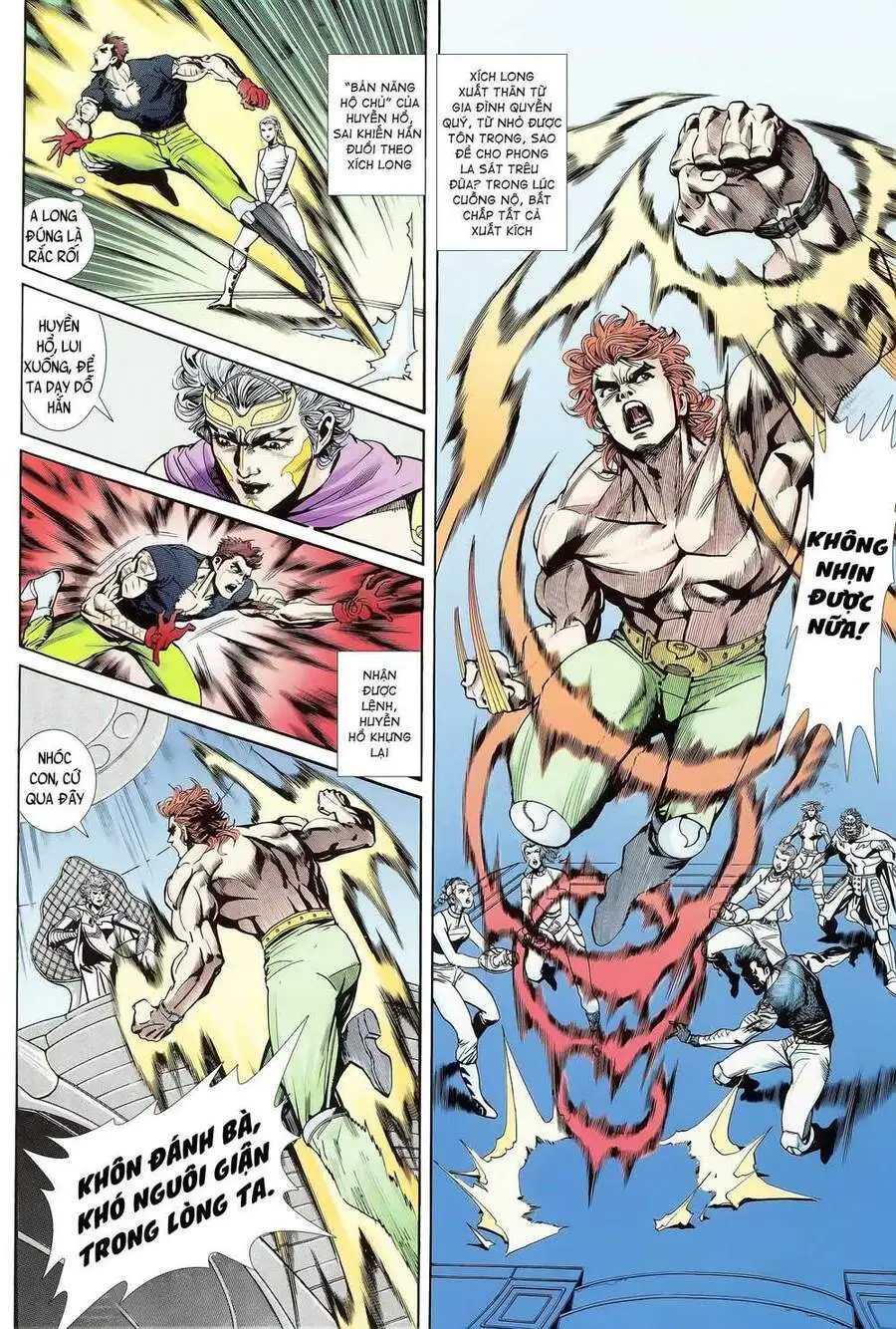 Truyện Tranh Long Hổ 5 Thế trang 8