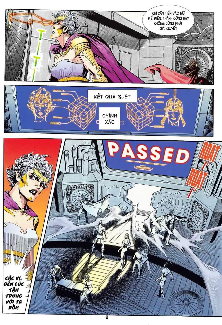 Truyện Tranh Long Hổ 5 Thế trang 8