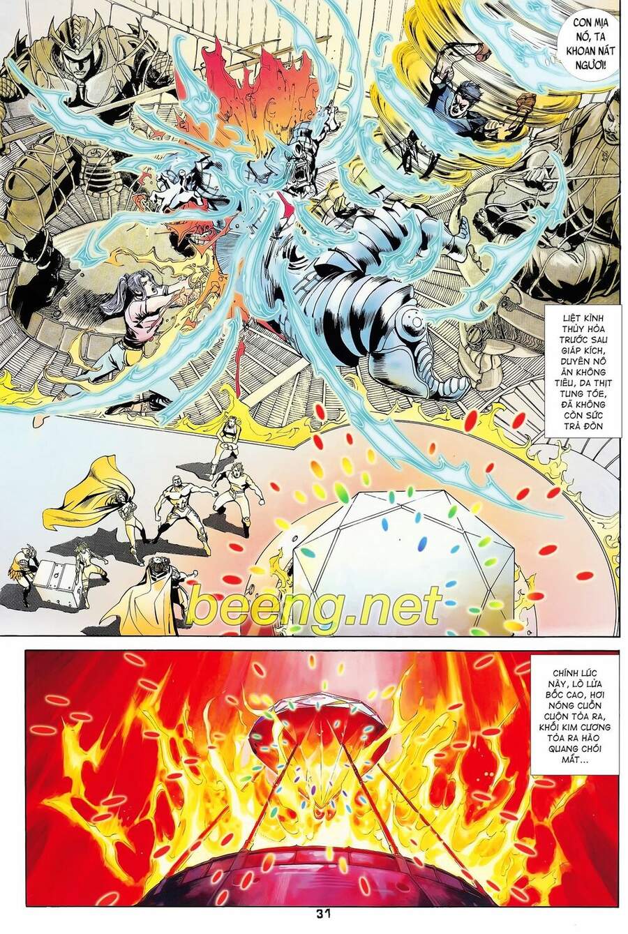 Truyện Tranh Long Hổ 5 Thế trang 8
