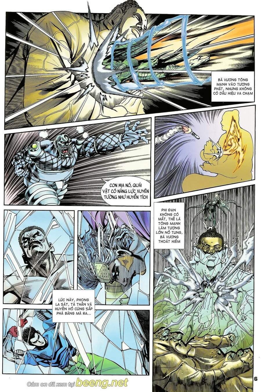 Truyện Tranh Long Hổ 5 Thế trang 8