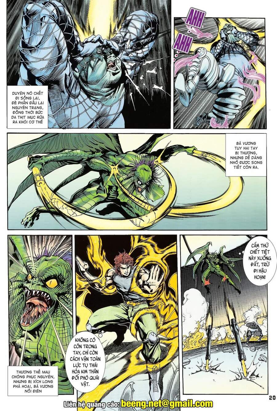 Truyện Tranh Long Hổ 5 Thế trang 8