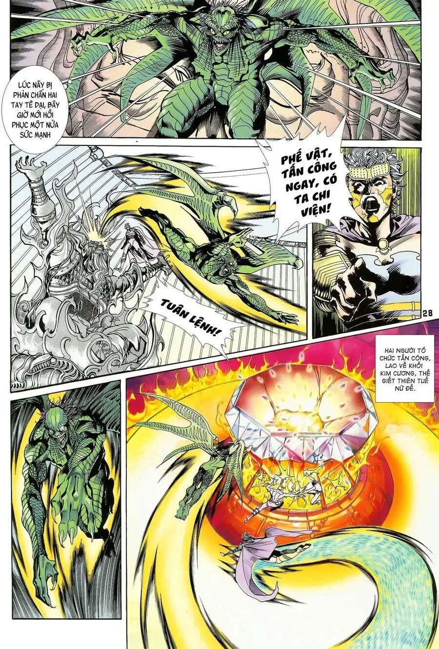 Truyện Tranh Long Hổ 5 Thế trang 8