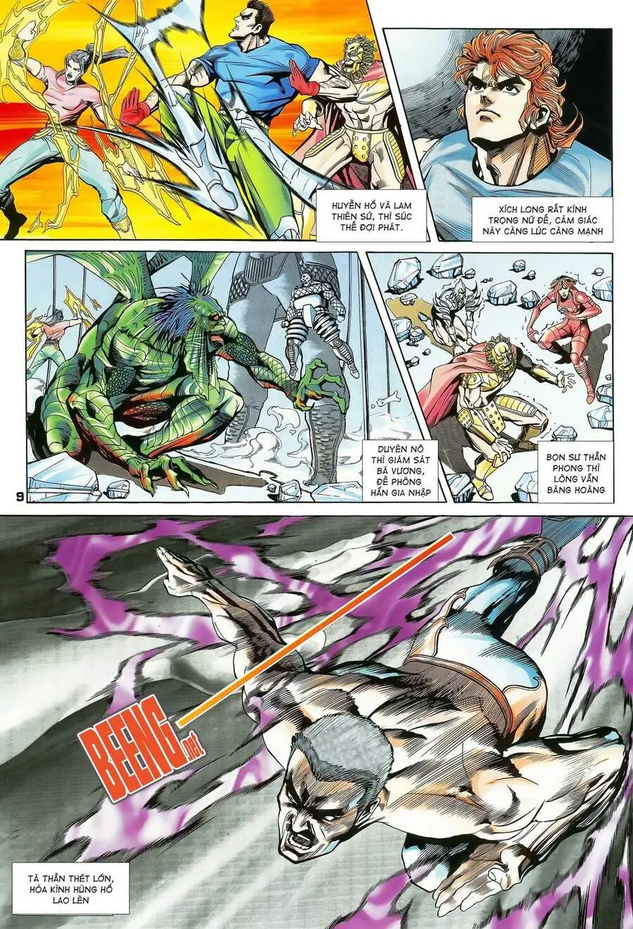 Truyện Tranh Long Hổ 5 Thế trang 8