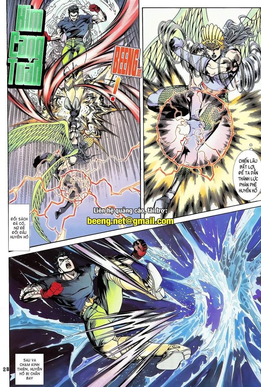 Truyện Tranh Long Hổ 5 Thế trang 8