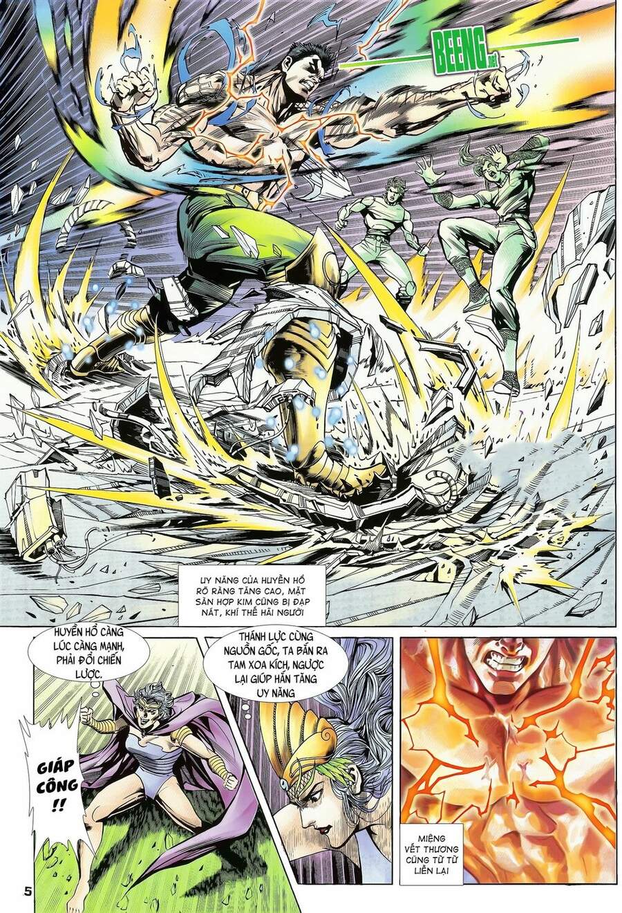 Truyện Tranh Long Hổ 5 Thế trang 8
