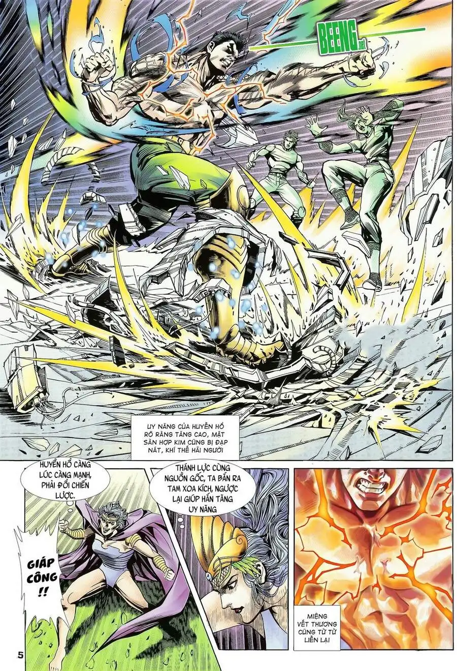 Truyện Tranh Long Hổ 5 Thế trang 8