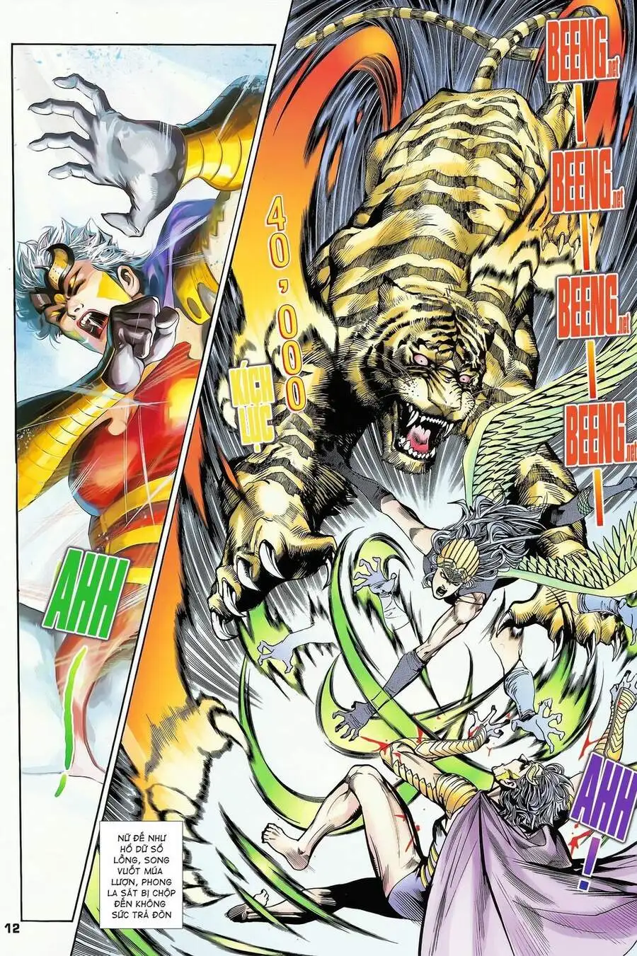 Truyện Tranh Long Hổ 5 Thế trang 8