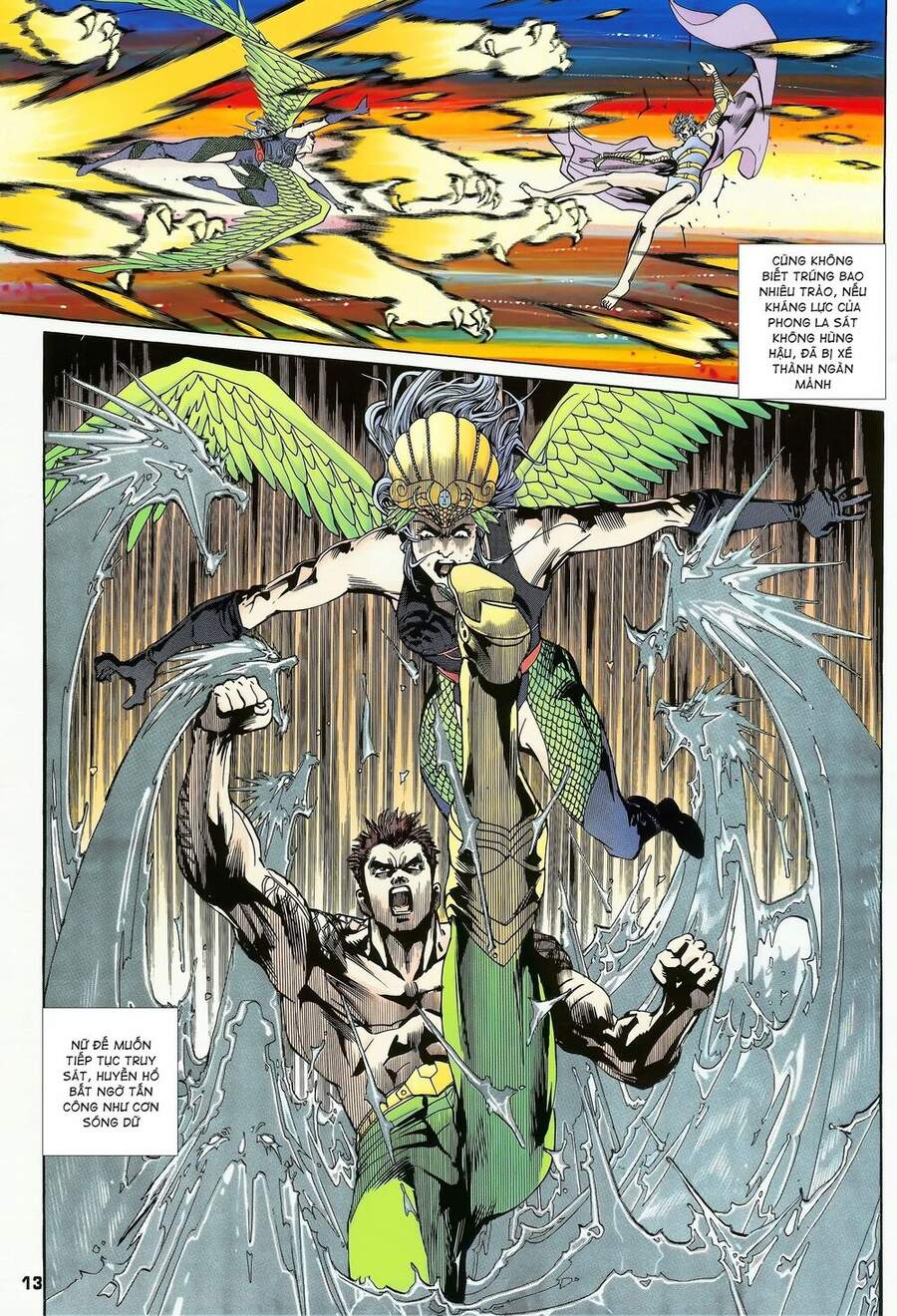 Truyện Tranh Long Hổ 5 Thế trang 8
