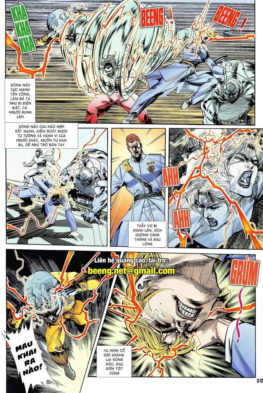 Truyện Tranh Long Hổ 5 Thế trang 8