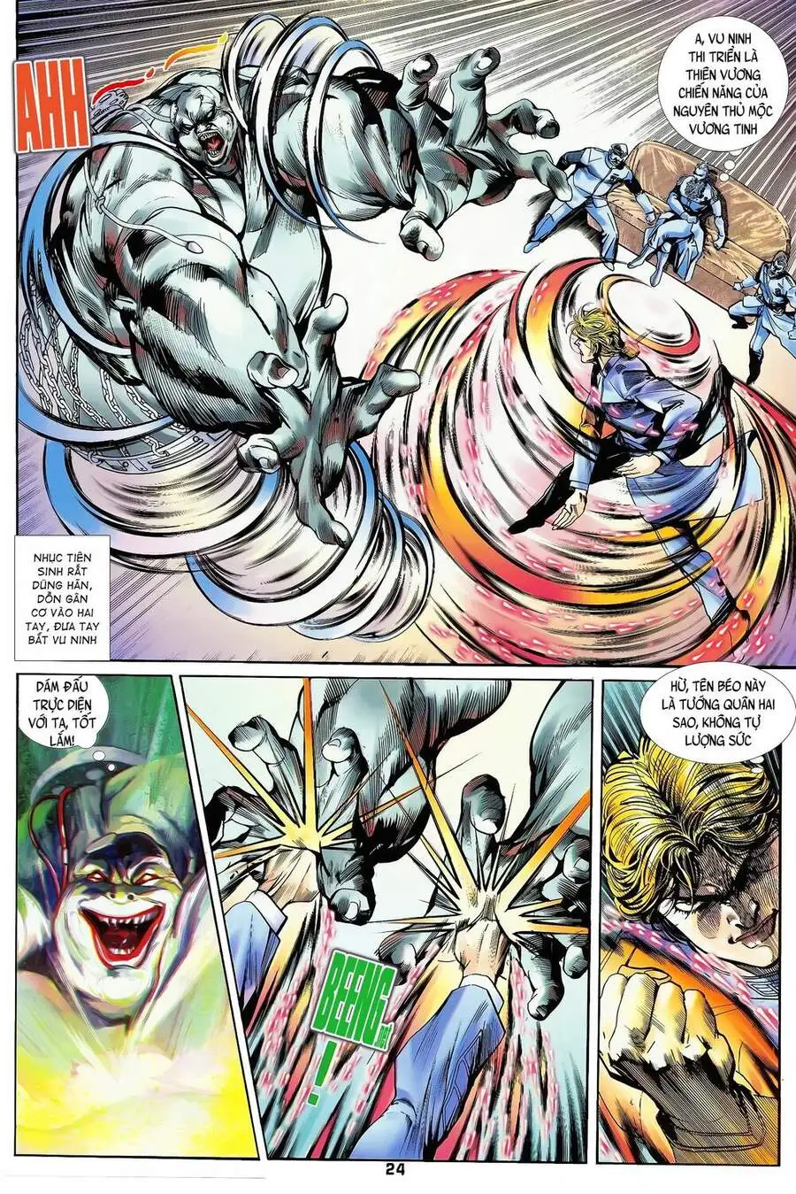 Truyện Tranh Long Hổ 5 Thế trang 8