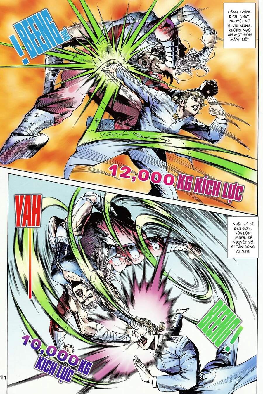 Truyện Tranh Long Hổ 5 Thế trang 8