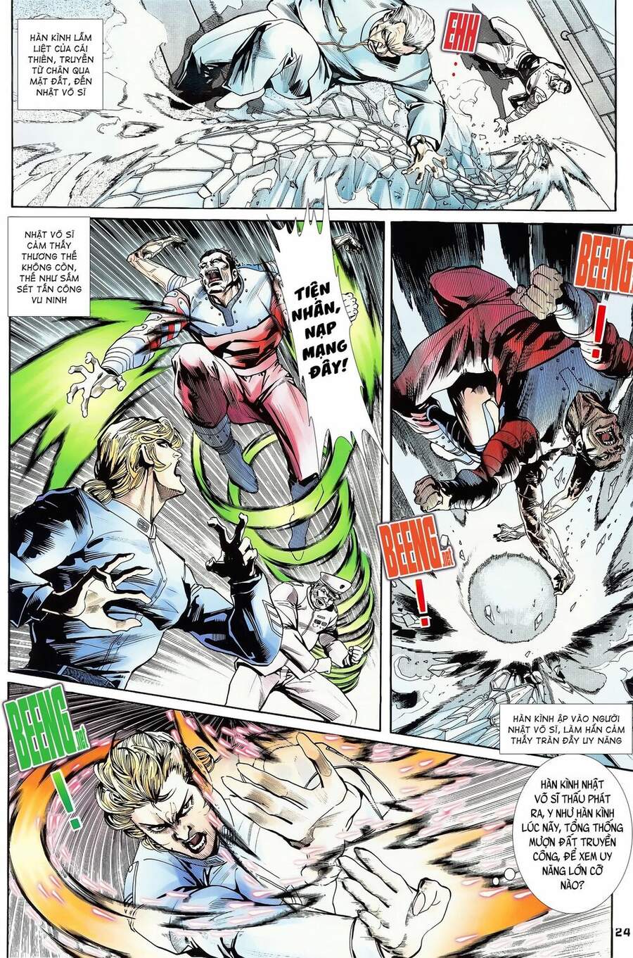 Truyện Tranh Long Hổ 5 Thế trang 8