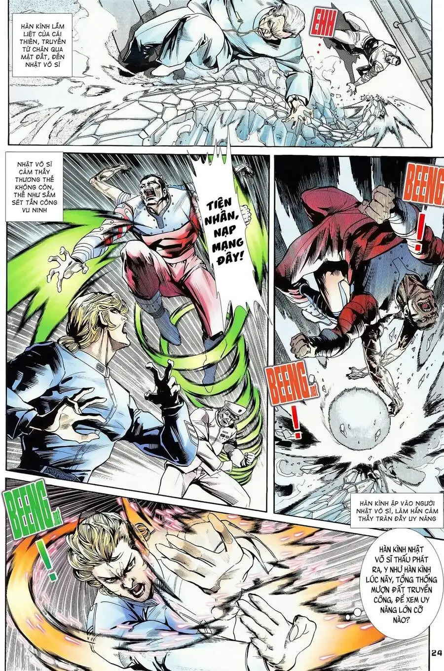 Truyện Tranh Long Hổ 5 Thế trang 8