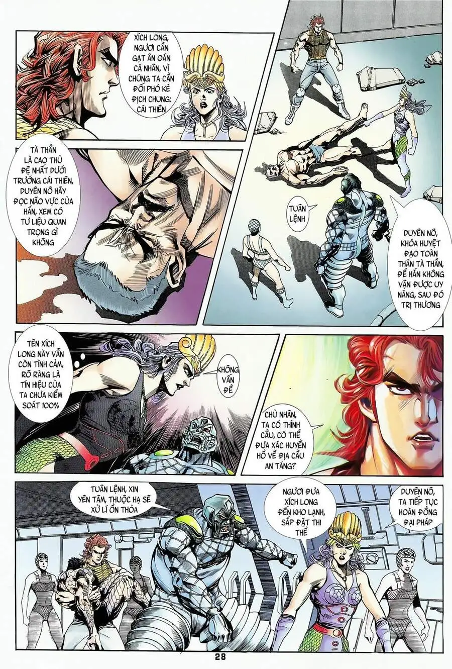 Truyện Tranh Long Hổ 5 Thế trang 8