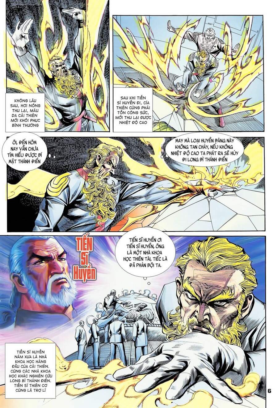 Truyện Tranh Long Hổ 5 Thế trang 8