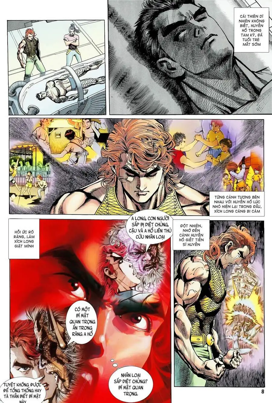 Truyện Tranh Long Hổ 5 Thế trang 8