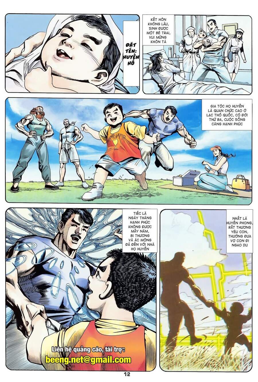 Truyện Tranh Long Hổ 5 Thế trang 8