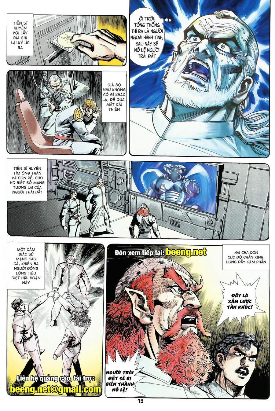 Truyện Tranh Long Hổ 5 Thế trang 8