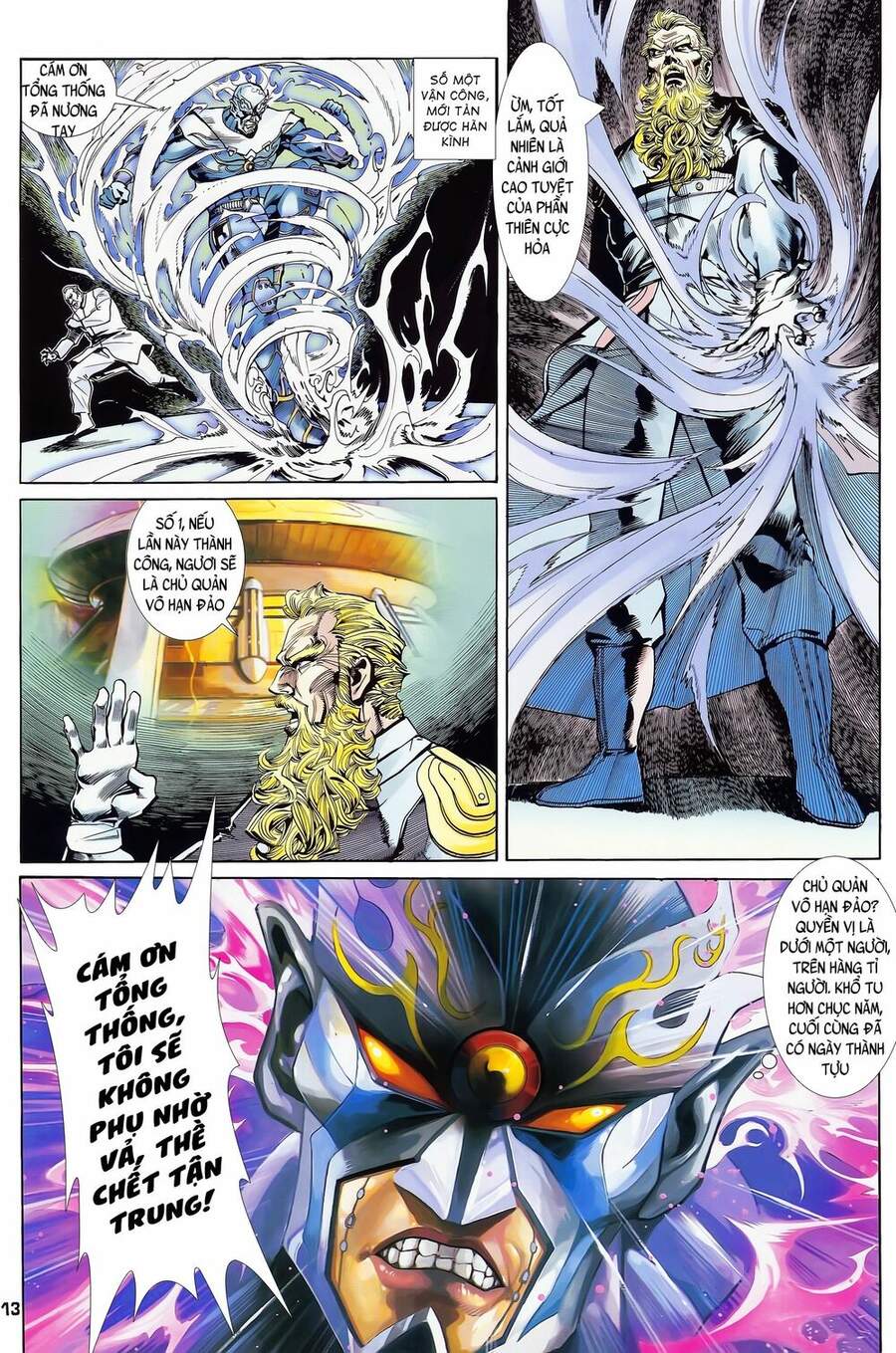 Truyện Tranh Long Hổ 5 Thế trang 8