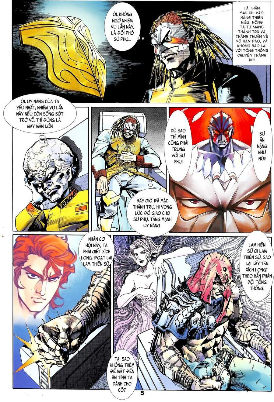 Truyện Tranh Long Hổ 5 Thế trang 8