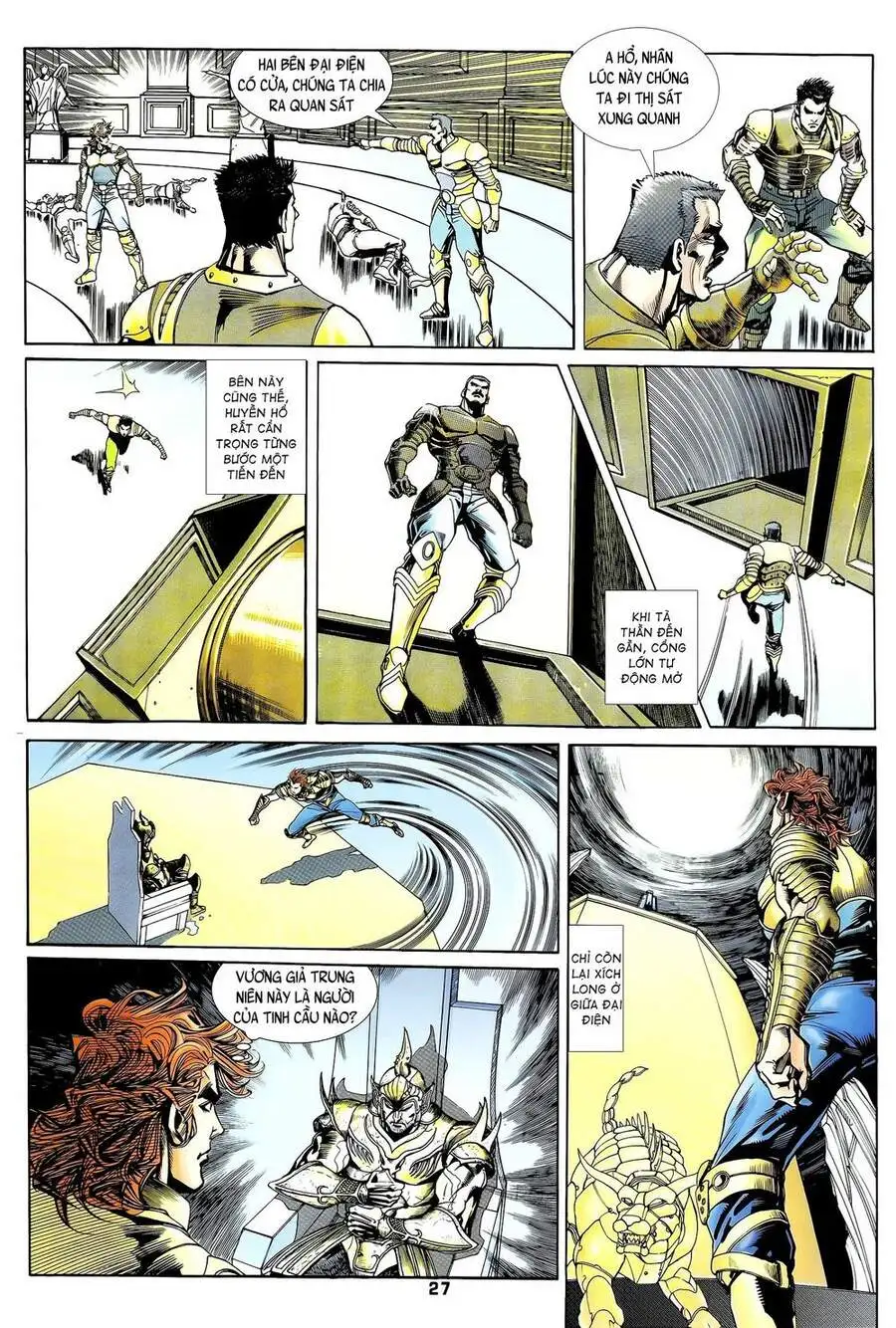 Truyện Tranh Long Hổ 5 Thế trang 8