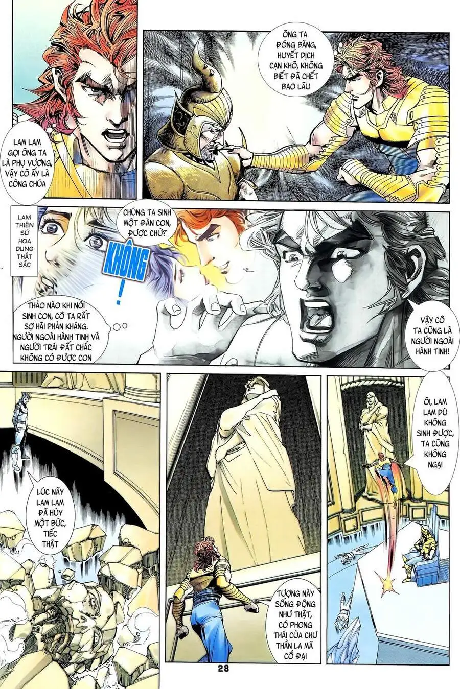 Truyện Tranh Long Hổ 5 Thế trang 8