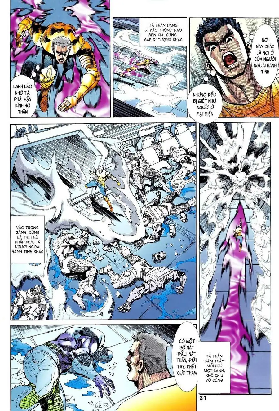 Truyện Tranh Long Hổ 5 Thế trang 8